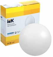 Светильник светодиодный ДПБ 1003 24Вт 4000К IP20 круг бел. IEK LDPB0-1003-24-4000-K01 LDPB0-1003-24-4000-K01