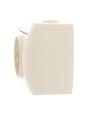 Розетка 1-м ОП Nata 16А IP20 с заземл. керамика крем. LEZARD 710-0300-122 710-0300-122