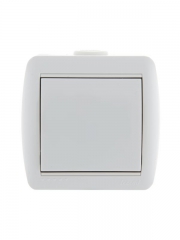 Выключатель 1-кл. ОП Nata 10А IP20 бел. LEZARD 710-0200-100 710-0200-100