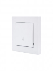 Переключатель проходной 1-кл. СП Vesna механизм бел. LEZARD 742-0288-105 742-0288-105