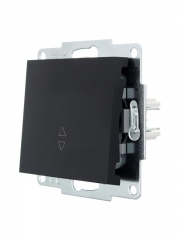 Переключатель проходной 1-кл. СП Vesna механизм черн. бархат LEZARD 742-4288-105 742-4288-105