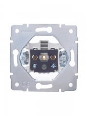 Розетка 1-м СП Vesna без заземл. ПБТ механизм бел. LEZARD 742-0288-121B 742-0288-121B