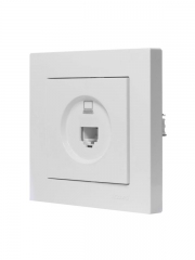Розетка компьютерная 1-м СП Vesna механизм бел. LEZARD 742-0288-139 742-0288-139
