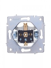 Розетка 1-м СП Vesna с заземл. ПБТ механизм бел. LEZARD 742-0288-122B 742-0288-122B