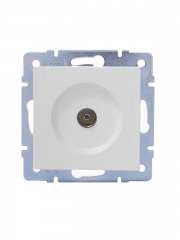 Розетка телевизионная оконечная TV 1-м СП Vesna механизм бел. LEZARD 742-0288-130 742-0288-130