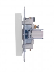 Розетка телевизионная оконечная TV 1-м СП Vesna механизм бел. LEZARD 742-0288-130 742-0288-130