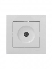 Розетка телевизионная оконечная TV 1-м СП Vesna механизм бел. LEZARD 742-0288-130 742-0288-130