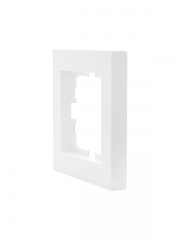 Рамка 1-местн. горизонт. VESNA бел. (20шт/240шт) LEZARD 742-0200-146 742-0200-146