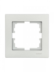 Рамка 1-местн. горизонт. VESNA платина LEZARD 742-3500-146 742-3500-146