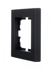 Рамка 1-местн. горизонт. VESNA черн. бархат LEZARD 742-4200-146 742-4200-146