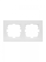 Рамка 2-местн. горизонт. VESNA бел. LEZARD 742-0200-147 742-0200-147