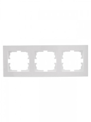 Рамка 3-местн. горизонт. VESNA бел. LEZARD 742-0200-148 742-0200-148