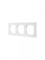 Рамка 3-местн. горизонт. VESNA бел. LEZARD 742-0200-148 742-0200-148