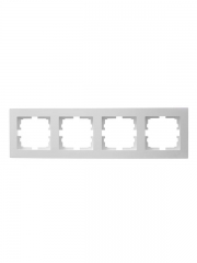 Рамка 4-местн. горизонт. VESNA бел. LEZARD 742-0200-149 742-0200-149