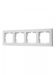 Рамка 4-местн. горизонт. VESNA бел. LEZARD 742-0200-149 742-0200-149
