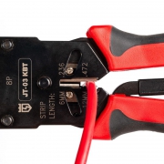 Кримпер многофункциональный с 3-мя смен. модулями для обжима RJ-45 RJ-12 RJ-11 КВТ 79759 79759