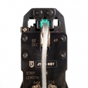 Кримпер многофункциональный с 3-мя смен. модулями для обжима RJ-45 RJ-12 RJ-11 КВТ 79759 79759