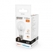 Лампа светодиодная Elementary 12Вт A60 3000К тепл. бел. E27 1130лм GAUSS 23212 23212