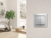 Механизм выключателя 2-кл. СП Valena 10А IP31 бел. Leg 774405 774405