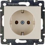 Механизм розетки 1-м СП Valena с заземл. сл. кость Leg 774320 774320
