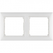 Рамка 2-м Valena горизонт. бел. Leg 774452 774452