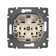 Механизм розетки 1-м СП Valena с заземл. бел. Leg 774420 774420