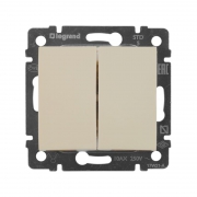 Механизм выключателя 2-кл. СП Valena 10А IP31 сл. кость Leg 774305 774305