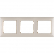 Рамка 3-м Valena горизонт. сл. кость Leg 774353 774353