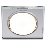 Светильник DK79 SL 13Вт 220В под лампу GX53 зеркальный ЭРА Б0019578 Б0019578