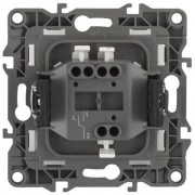 Механизм переключателя 1-кл. СП Эра12 10А IP20 12-1103-05 250В 10AX антрацит Эра Б0014643 Б0014643