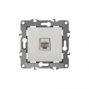 Механизм розетки 1-м СП Эра12 12-2105-01 16А IP20 16AX 250В 2P бел. Эра Б0018254 Б0018254