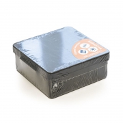 Коробка распределительная ОП 100х100х40 для прямого монтажа двухкомпонентная безгалогенная (HF) 12 вводов IP66 черн. Промрукав 60-0303-9005 60-0303-9005