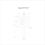 Хомут (FR ПР-25) (уп.100шт) Промрукав PR08.3659 PR08.3659
