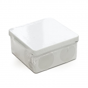 Коробка распределительная ОП для прямого монтажа двухкомпонентная безгалогенная (HF) 80х80х40 Промрукав 60-0210 60-0210