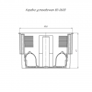 Коробка установочная СП ГСК 80-0600 безгалогенная (HF) 68х45 Промрукав 80-0600 80-0600