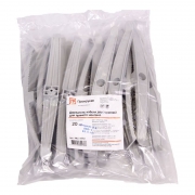 Держатель кабеля двусторонний для прямого монтажа (уп.20шт) сер. Промрукав PR13.0382 PR13.0382