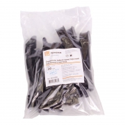 Держатель кабеля односторонний для прямого монтажа (уп.20шт) черн. Промрукав PR13.0381 PR13.0381