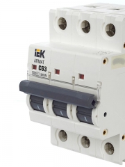 Выключатель автоматический 3п C 63А M06N ARMAT IEK AR-M06N-3-C063 AR-M06N-3-C063