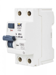 Выключатель дифференциального тока (УЗО) 2п 40А 30мА тип AC ВДТ R10N ARMAT IEK AR-R10N-2-040C030 AR-R10N-2-040C030