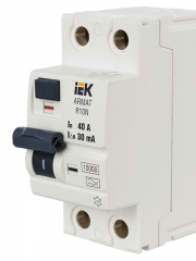 Выключатель дифференциального тока (УЗО) 2п 40А 30мА тип A ВДТ R10N ARMAT IEK AR-R10N-2-040A030 AR-R10N-2-040A030