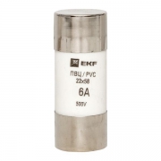 Вставка плавкая цилиндрическая ПВЦ 22х58 6А EKF pvc-22x58-6 pvc-22x58-6
