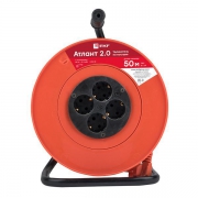 Удлинитель на катушке 4х50м с заземл.10А IP20 Атлант 2.0 ПВС 3х1 2.2кВт PROxima EKF UKA02-10-310-4-50 UKA02-10-310-4-50