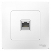 Розетка компьютерная 1-м СП Blanca RJ45 кат.5E бел. SE BLNIS045001 BLNIS045001