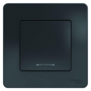 Выключатель 1-кл. СП Blanca 10А IP20 (сх. 1) 250В с подсветкой антрацит SE BLNVS010116 BLNVS010116
