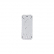 Розетка 3-м ОП Blanca 16А IP20 250В без заземл. без защ. шторок с изолир. пластиной бел. SE BLNRA000311 BLNRA000311