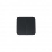 Выключатель 2-кл. ОП Blanca 10А IP20 (сх. 5) 250В с изолир. пластиной антрацит SE BLNVA105016 BLNVA105016