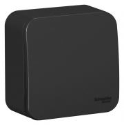 Переключатель проходной 1-кл. ОП Blanca 10А IP20 (сх. 6) 250В с изолир. пластиной антрацит SE BLNVA106016 BLNVA106016