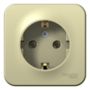 Розетка 1-м ОП Blanca 16А IP20 250В с заземл. без защ. шторок с изолир. пластиной беж. SE BLNRA010117 BLNRA010117