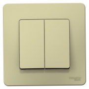 Выключатель 2-кл. СП Blanca 10А IP20 (сх. 5) 250В беж. SE BLNVS010507 BLNVS010507