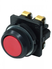 Выключатель кнопочный КЕ-011 У3 исп.2 1з+1р цилиндр IP40 10А 660В красн. Электротехник ET502423 ET502423